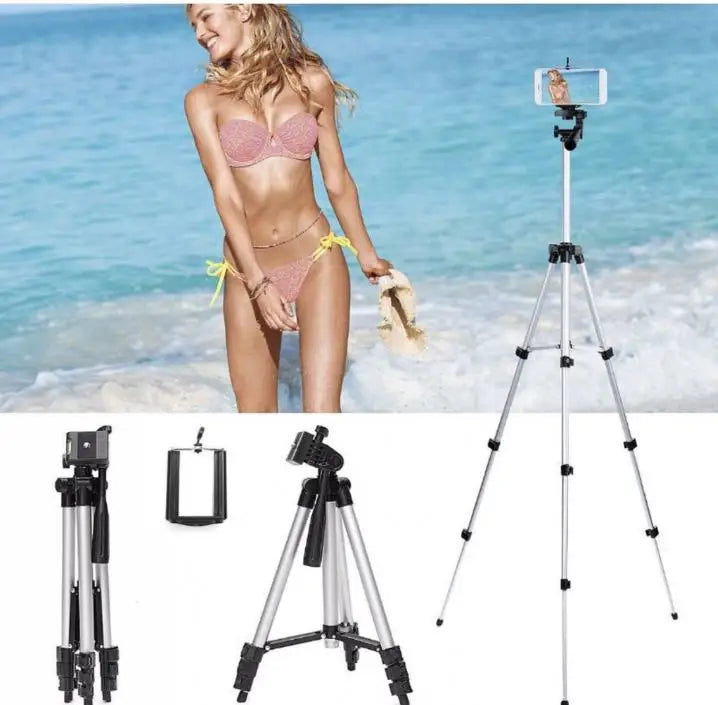 3 Way Tripod Camera And Mobile Phone Photo Selfie Adjustable 1m 3110