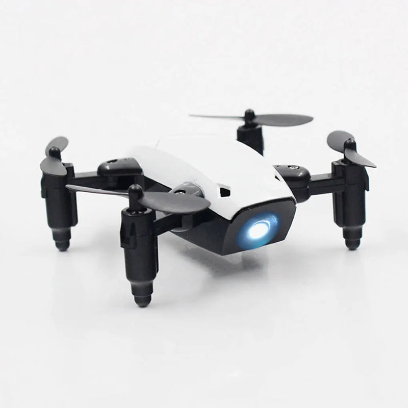 Foldable RC Mini Drone Helicopter Toy Four-axis Remote Control with Aerial Photo Quadcopter for Kids Children Gift blue