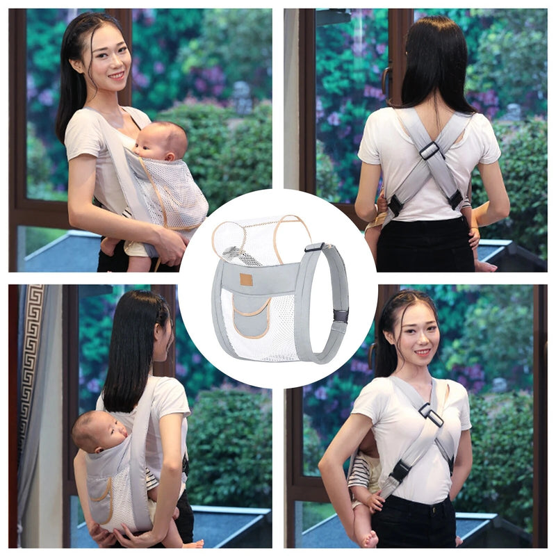 ﻿Multifuncional Baby Carrier antes e depois da mochila Sling Carrier Hip Seat para bebês de 3 a 36 meses Acessório de viagem de compras