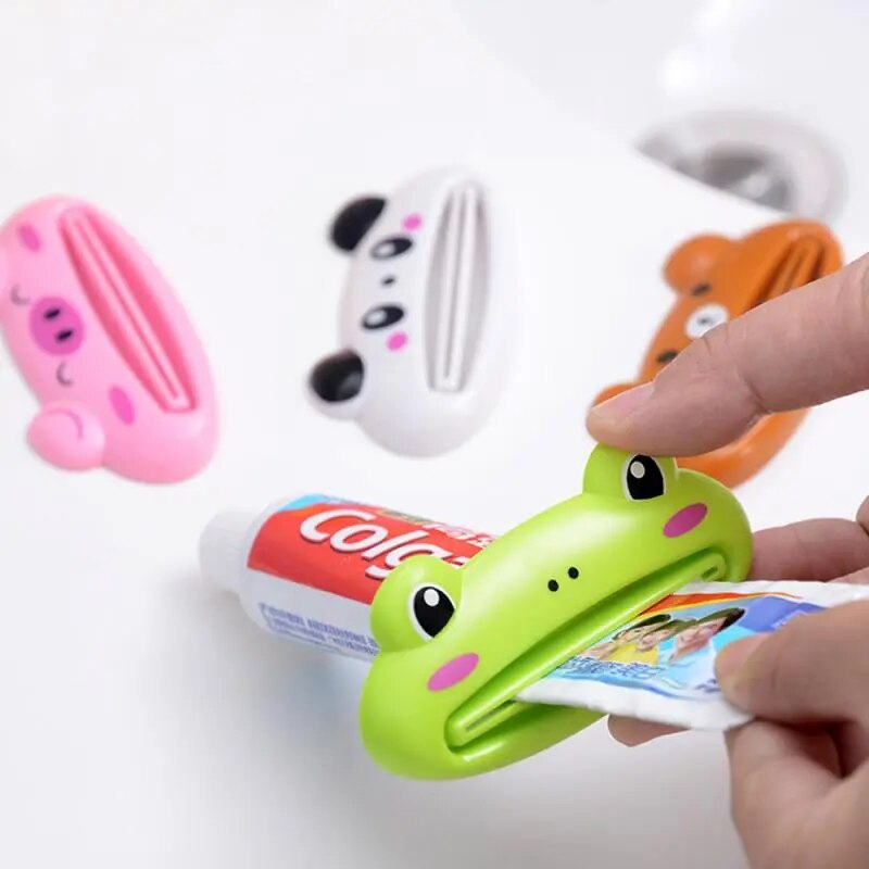 Bonito animal dos desenhos animados multi-uso squeezer pasta de dentes versão coreana criativo pasta de dentes squeezer dispenser acessórios de banheiro