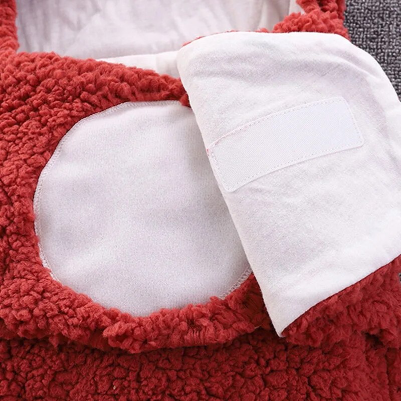 Bebê macio recém-nascido Wrap cobertor bebê saco de dormir envelope para recém-nascido saco de dormir algodão engrossar casulo para bebê Fotografia Coisas