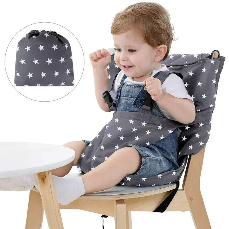 Cadeira para crianças cadeira de bebê viagem dobrável lavável bebê jantar alto jantar segurança cinto de segurança alimentação babycare acessórios